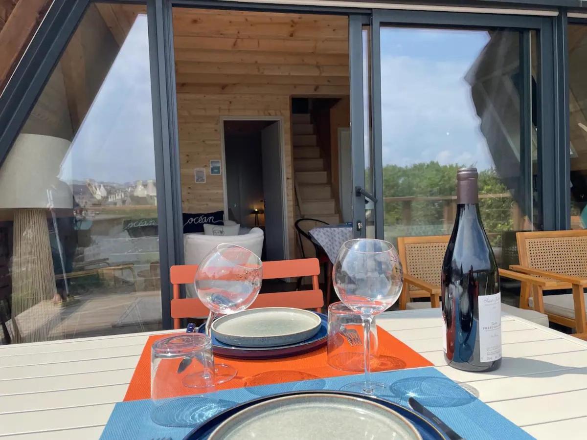 فيلا Le Tipi Bleu Tiny House Neuve Avec Terrasse Et Jardin كاماريت-سور-مير المظهر الخارجي الصورة