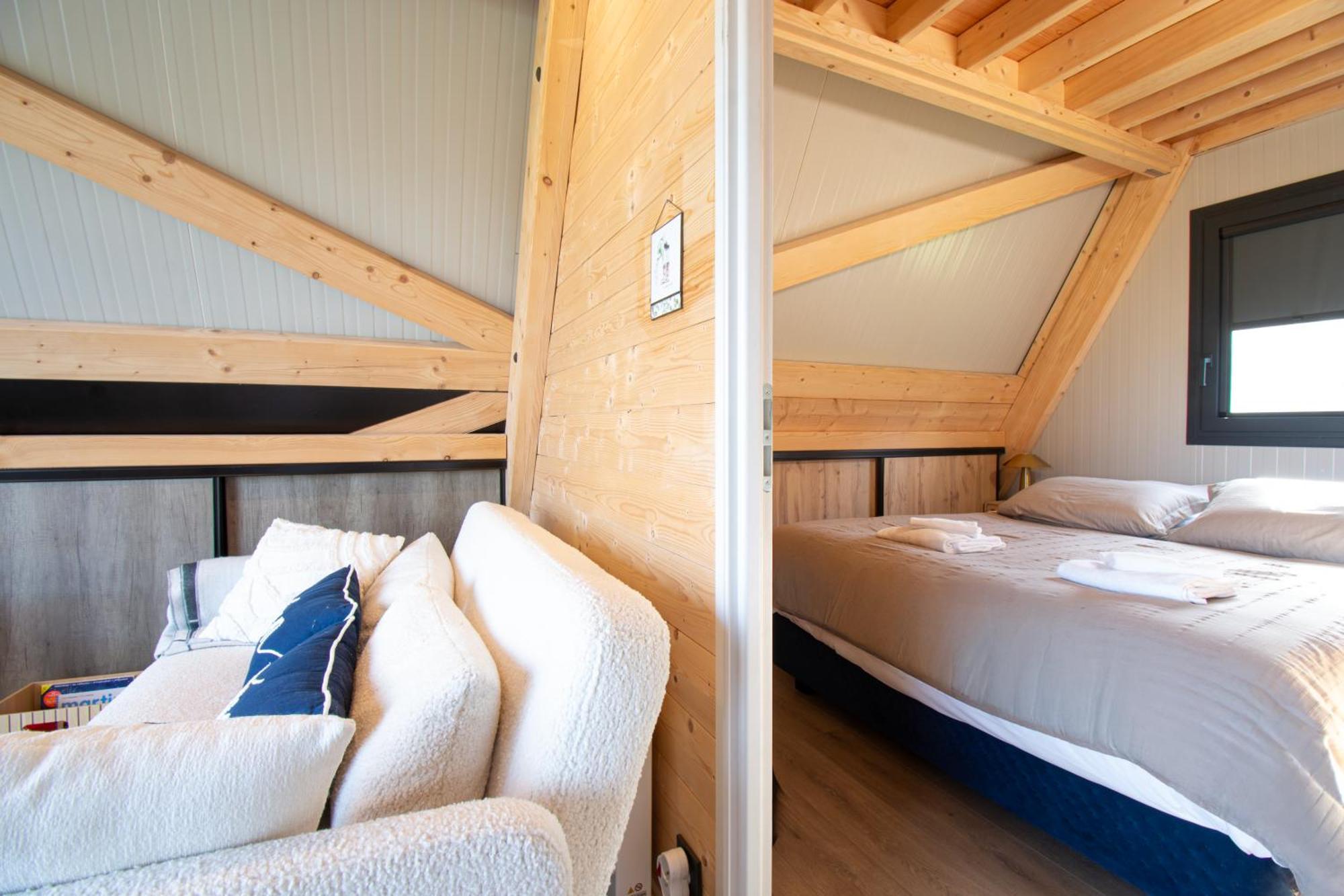 فيلا Le Tipi Bleu Tiny House Neuve Avec Terrasse Et Jardin كاماريت-سور-مير المظهر الخارجي الصورة